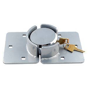 Van Door Lock With Brackets - Heavy Duty Security Vehicle Hasp Padlock