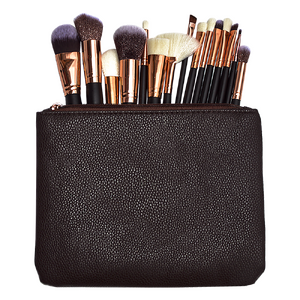 Soft 15Pcs Pro Face Powder Makeup Brushes Set Eyeshader Blending Highlight Tools