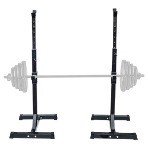 Pair of Adjustable Squat Rack Sturdy Steel Barbell Bench Press Stands GYM/HOME