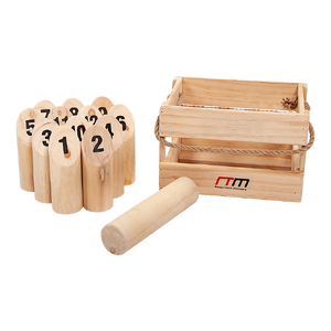 NToss Wooden Set Outdoor Games with Carry Case