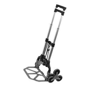 Stair Climbing Trolley 6 Wheels Aluminium Folding Hand Cart Climb Steps