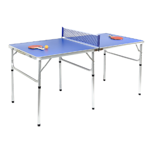152cm Portable Tennis Table, Folding Ping Pong Table Game Set