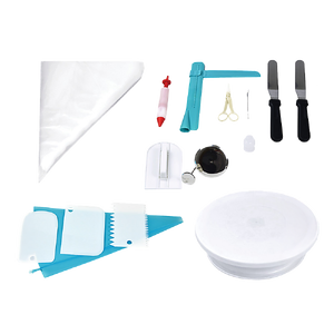 164Pcs Cake Decorating Kit Turntable Rotating Baking Flower Icing Piping Nozzles