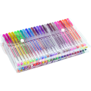 Glitter Gel Pens (100 pack) with 2.5X More Ink - Craft, Kids & Adult Colouring