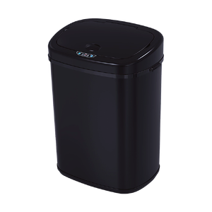 68L Motion Sensor Bin Automatic Stainless Steel Kitchen Rubbish Trash - Black