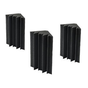 20pcs Studio Acoustic Foam Corner Bass Trap Sound Absorption Treatment Proofing