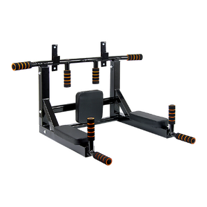 Heavy Duty Wall Mounted Power Station - Knee Raise - Pull Up - Chin Up -Dips Bar