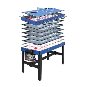 4FT 12-in-1 Combo Games Tables Foosball Soccer Basketball Hockey Pool Table Tennis