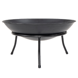 Iron Fire Bowl Traditional Log Fire Pit Outdoor Heating Camp Site Barbecue