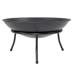 Iron Fire Bowl Traditional Log Fire Pit Outdoor Heating Camp Site Barbecue