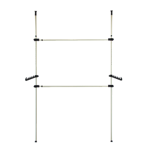 Heavy Duty Adjust Clothes Rail Storage Garment Shelf Hanging Display Stand Rack