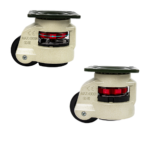 Leveling Casters Swivel Workbench Adjustable Wheel 1000KG Retractable 4PCS