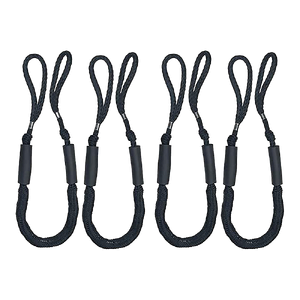 4 Pack Marine Bungee Dock Line Boat Mooring Rope Anchor Cord Stretch