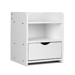 Daytona Bedside Table Side Nightstand Storage Drawer Shelf Bedroom Unit