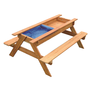 Sand & Water Wooden Picnic Table