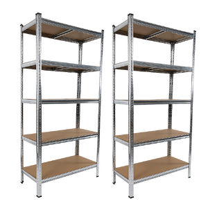 2 x 1.8M Garage Shelving Warehouse Rack Storage Shelves Pallet Racking