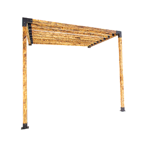 Roof Pergola Gazebo Shed Matte Black Steel Brackets DIY Kits