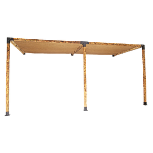 Roof Pergola Gazebo Shed Matte Black Steel Brackets and Coffee Screens DIY Kits