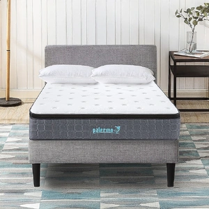 Mattress Double Euro Top Pocket Spring Motion Isolation CertiPUR-US Certified