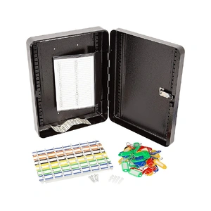 48-Key Cabinet Key Safe with Combination Lock & Keys – Wall Mounted Storage