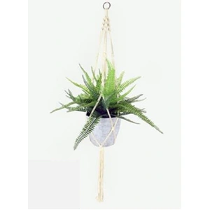 Artificial Hanging Fern Plant in Pot 95cm