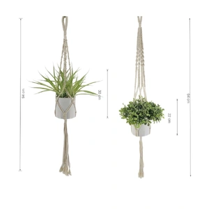 Set 2 Artificial Hanging Plant Assort 94cm