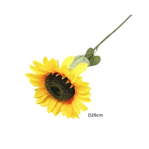 bulk 12 Artificial Sunflower Spray 26 x 87 cm