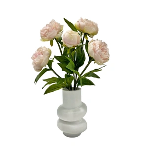 Artificial Peony in Ceramic Pot 49cm