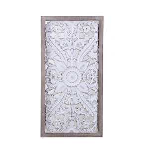 Carved Rectangle Decorative Wall Art 82cm