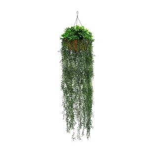 Artificial Hanging Fern Basket UV Resistant 35cm x 140cm