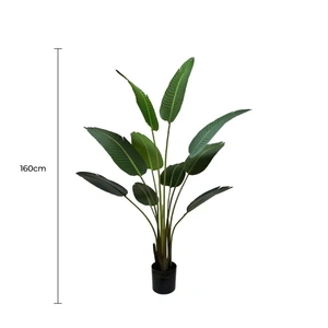 Grand Artificial Potted Travelers Palm (Banana Palm Tree) 160cm