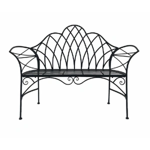Garden Metal Bench 105cm