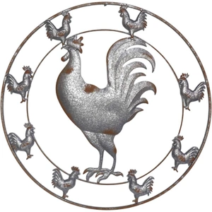 Rooster Wall Art 86x86cm