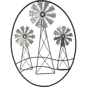Windmill Trio Wall Art 46x61cm