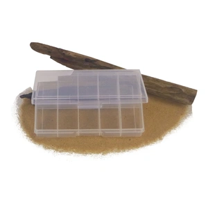 10 Compartment Tackle Box. 190mmL x 120mmW x 30mmD.