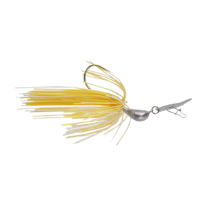 14gm Bladed Swim Jig, Chatterbait, Gold Shine, 2 pack