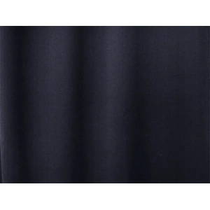 100% Blockout Curtain 1x280x270cm PINCH PLEAT Blackout High Level Fabric Black