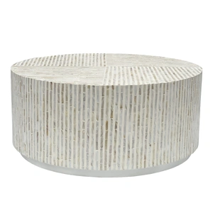 PURIST MOTHER OF PEARL HAND MADE COFFEE TABLE