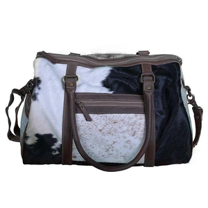 COWHIDE DUFFLE BAG