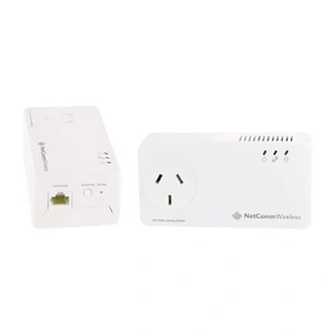 Netcomm NP511 AV500 Powerline Twin Pack with AC Passthrough -A