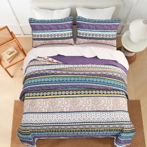 Hygge Quilted bedspread and pillowcovers set: Embrace Cozy Living - Queen