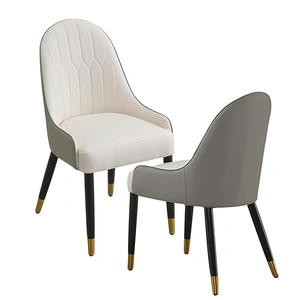 2X Dining Chair Anti-scratch Leather Padded Seat Kitchen Chair