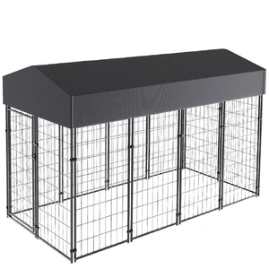 Large Jumbo Outdoor Dog Kennel Heavy Duty Pet Playpen Pre-galvanized Animal Cage Fence