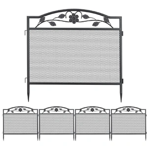 Heavy Duty Foldable Metal Indoor Outdoor Exercise Pet Fence Dog Playpen Kennel