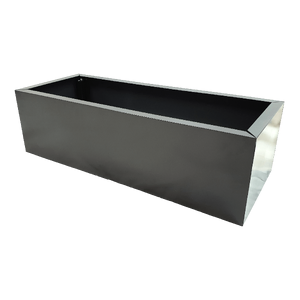 Grey Metal Planter Small