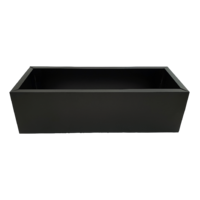 Black Metal Planter Medium
