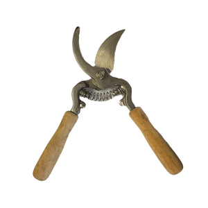 Curved Pruning Shears | Wooden Handle