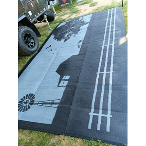 Country Grey 4m x 2.4m recycled mat