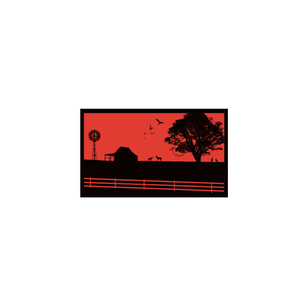 Country Orange 6m x 2.4m recycled mat