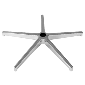 Office Chair Base Replacement, 710 mm 1134 kg Static Load Capacity, Heavy Duty Universal Computer Desk Chair Stool Base Part with Reinforced Metal Leg